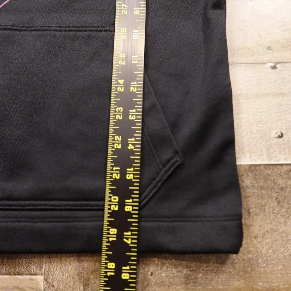 Nike‎ Dri-FIT Pullover Hoodie Boys’ Small Black Gray Two-Tone Sweatshirt